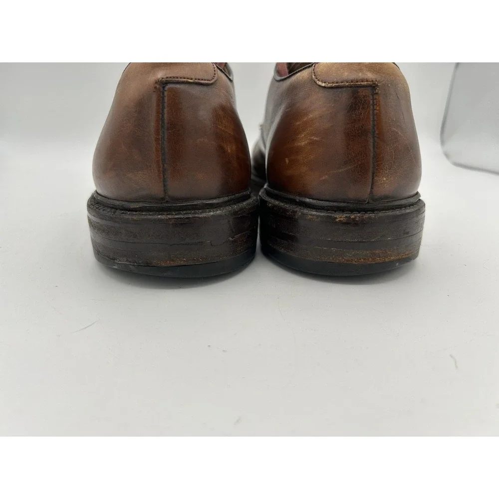 Lloyd And Haig Wing Custom Built Cap Toe Shoes 9 1/2 C/E Brown‎